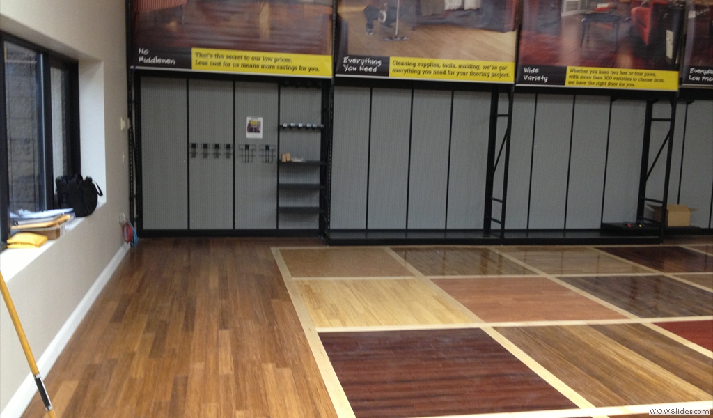 Installation Of Lumber Liquidators Showroom,East End Long Island