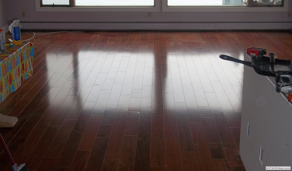 Installation of Prefinished Brazilian Cherry Milford, CT